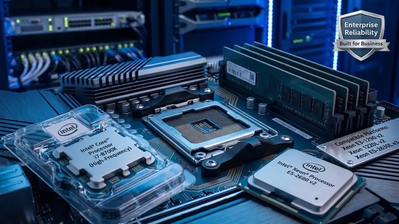 Enterprise Intel Xeon and Core i7 processors for business-critical server workloads