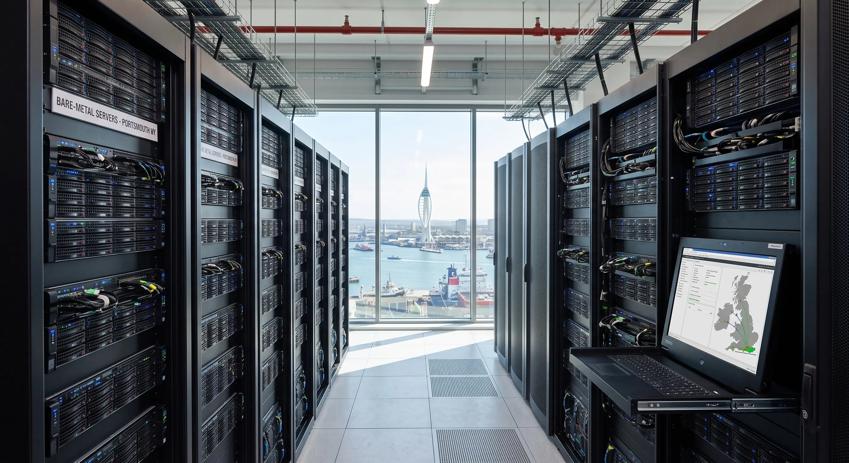 High-performance bare metal server infrastructure in our Portsmouth data centre on the South Coast