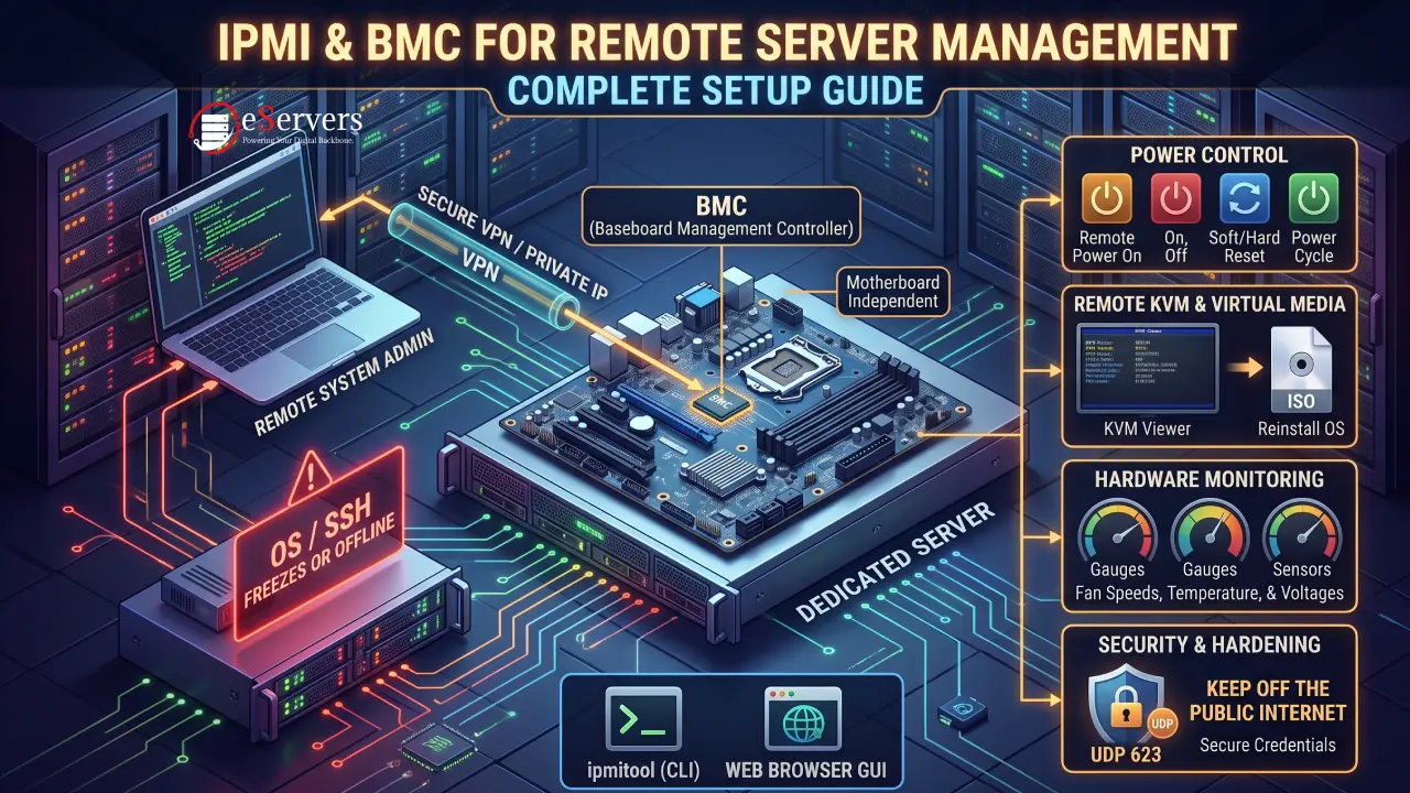 Configure IPMI BMC Remote Server Management