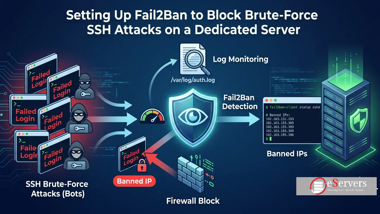 Fail2Ban Block SSH Brute Force Attacks Dedicated Server