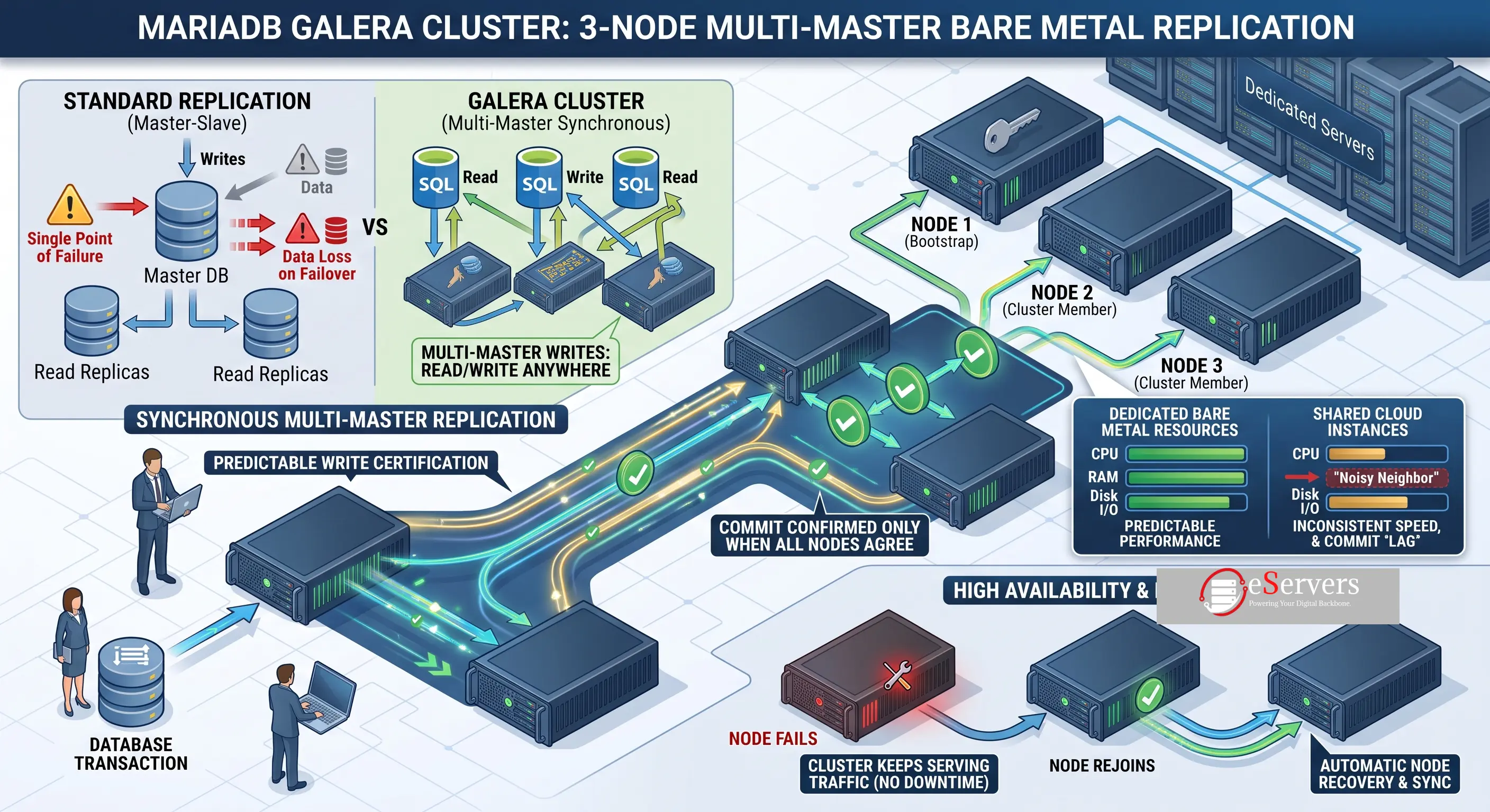 MariaDB Galera Cluster Setup Bare Metal Servers