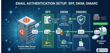 Setup Postfix DKIM SPF DMARC on Ubuntu Bare Metal Server